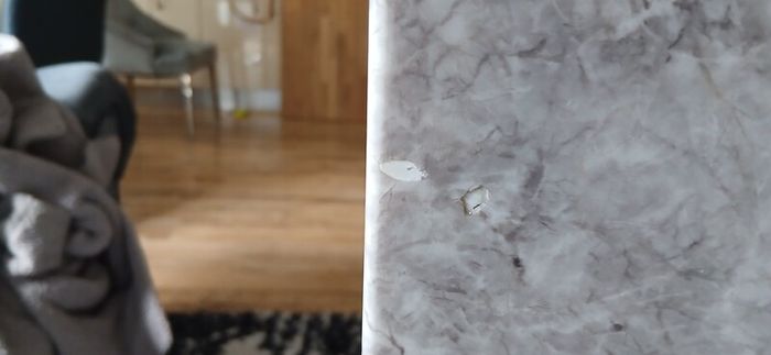 marble table