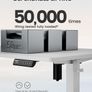 Electric Standing Desk Height Adjustable 100 x 60cm, Sit Stand Desk Image 5