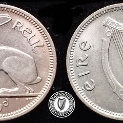 [#2444] - Ireland 1968 | 3 Pence | Irish 3d | Hare | KM.12a | BUNC
