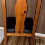 vintage solid wooden chairs Image 5