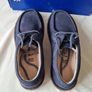 Birkingstock pasadena moc toe Size 5 eu 38 blue suade Lace up brand new boxed Image 9