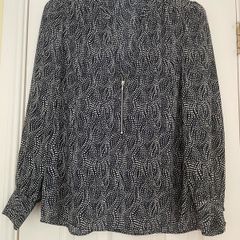 Dunnes Top Navy White Mix