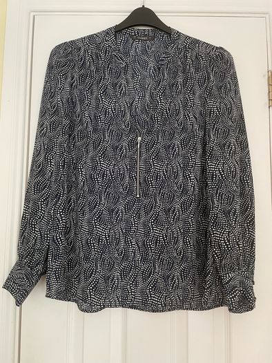 Dunnes Top Navy White Mix