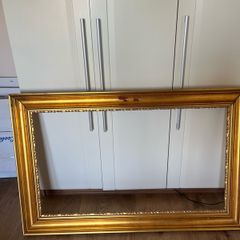 Wooden gold frame