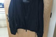 Superdry Black Windcheater Size L