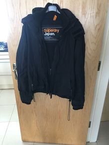 Superdry Black Windcheater Size L