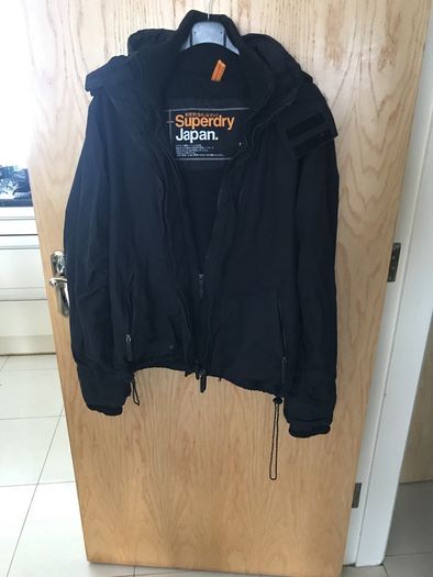 Superdry Black Windcheater Size L