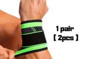 Wrist Support Brace Adjustable Compression Strap L Size Pair
