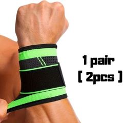Wrist Support Brace Adjustable Compression Strap L Size Pair