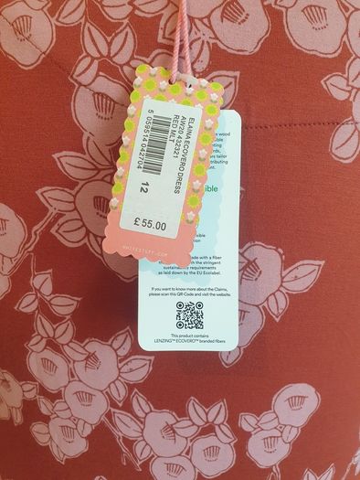 White Stuff Red Mlt Elaina Ecovero Dress UK12 New With Tags RRP 74.95 Floral
