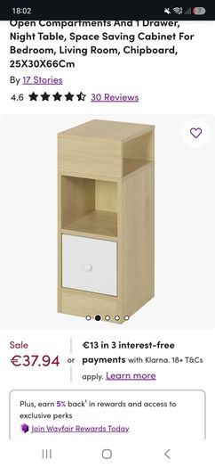 Bedside locker