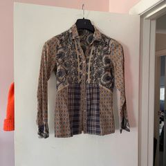 Printed cotton shirt