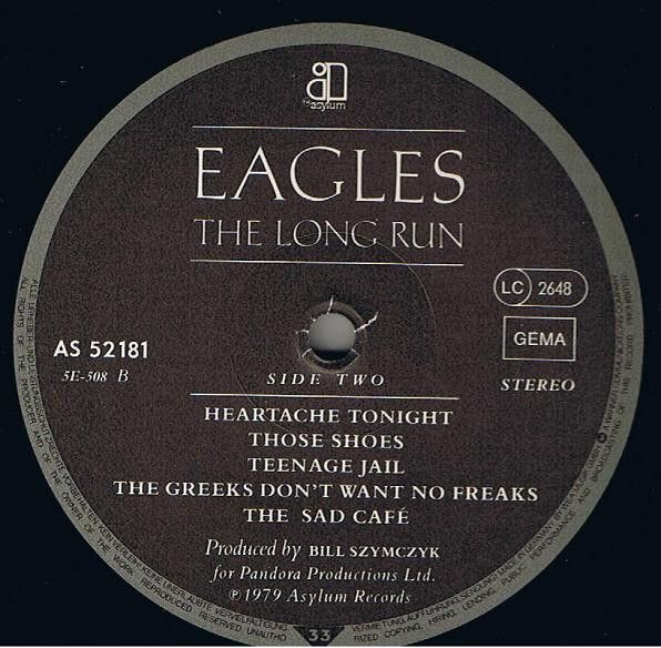 Eagles  The Long Run Gatefold