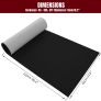 Boat Teak Decking EVA Foam Boat Flooring Non-Slip Marine Teak Decking Sheet Self-Adhesive Foam Faux Teak Decking for Yacht Boat Board Kayak 220 x 60cm, Black Image 2