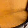 mahogany half moon cabinet Image 5
