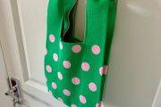 Green Polka Dot Handbag