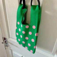 Green Polka Dot Handbag