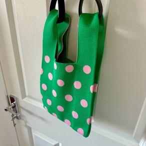 Green Polka Dot Handbag