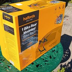 Halfords bike rear mounted bike rack NEW