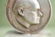 Padraic Mac Piarais, silver commemorative medal, Dublin, 1979