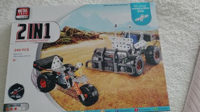 2 in 1 Metal tech construction kit