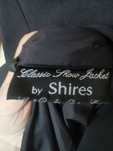 ladies black cotswold show jacket by shires