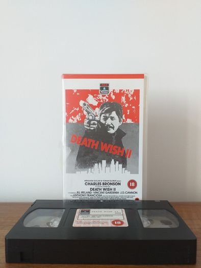 Death Wish Charles Bronson VHS Pal Video Cassette Tape Certificate 18 Year 1981