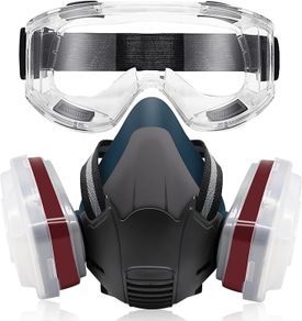 Respirator Mask,Safety Dust Face Cover,Dust Face Cover Paint Face Cover,Gas Mask With Filter,For Paint,Dust And Formaldehyde,Sanding,Polishing,Spraying And Other Work