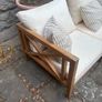 teak garden sofa Image 3