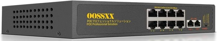 OOSSXX 8 Port PoE Ethernet Switch
