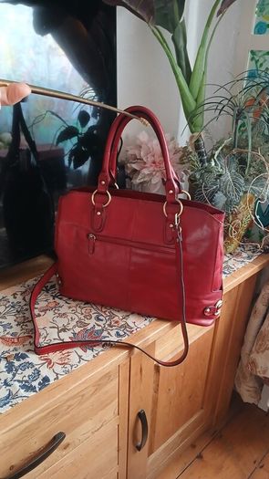leather handbag