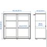 Ikea VIHALS glass cabinet Image 4