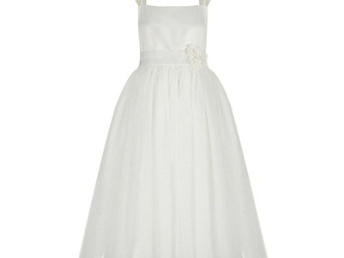 Flower girl dress ivory size 2 year old