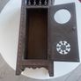 Antique Hand Carved Tall wooden Trinket Image 3
