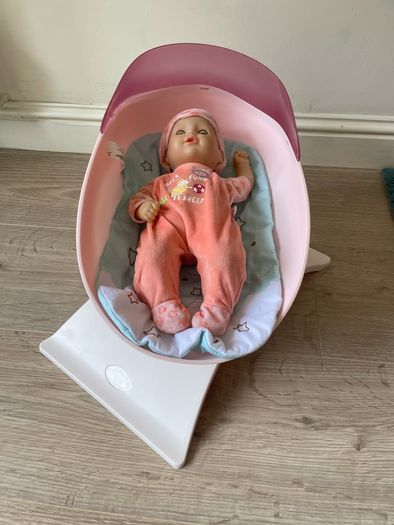 Baby Annabelle Rocker Cot Toy Doll Girl