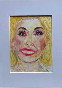 Original art Dolly Parton Portrait