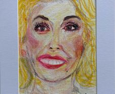 Original art Dolly Parton Portrait