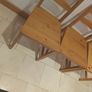 Pine dining table and chairs set Image 6