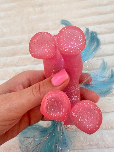My Little Pony Star Dancer Sparkle Vintage 1987 Hasbro G1 MLP Pink Glitter approx. 12 cm. Used Please see photos