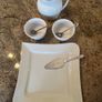 Bodum Tea & Coffee Set With Storage stacking stand & extras.  White.  Danish Brand In Excellent Condition. Image 5