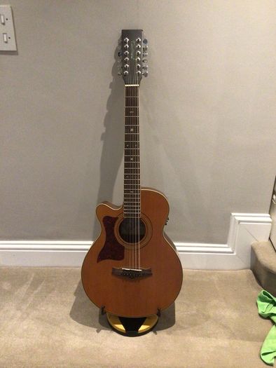 Left hand Tanglewood  12 string guitar