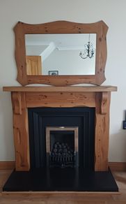 Beautifly Crafted Solid Oak Fireplace