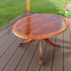 Flip-type foldable coffee table