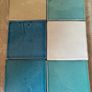 Fired Earth wall tiles - blue, turquoise, cream, white Image 7