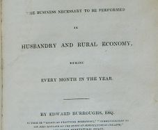 The Irish Farmers Calendar, Edward Burroughs, 1835