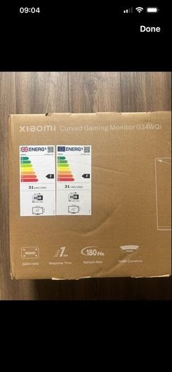 Large gaming monitor - New in Box