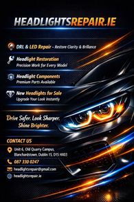 Headlight repair and DRL repair