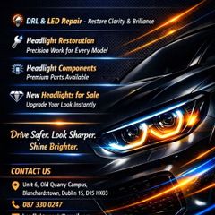Headlight repair and DRL repair