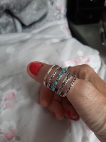 silver tone ring