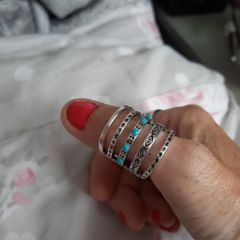 silver tone ring